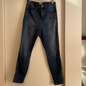 Madewell high rise skinny jeans